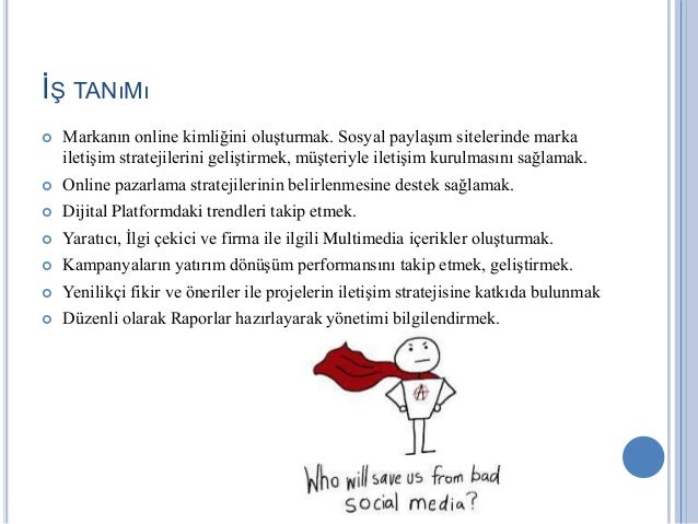 Satış yöneticisinin iş tanımı Satış yöneticisinin iş tanımı